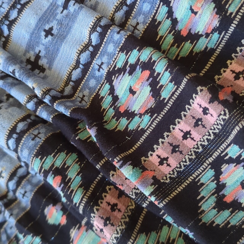 ANTHRO I Boho Western Winter Moon Tunic Woven Dress by Holding Horses, XSP - Picture 9 of 15